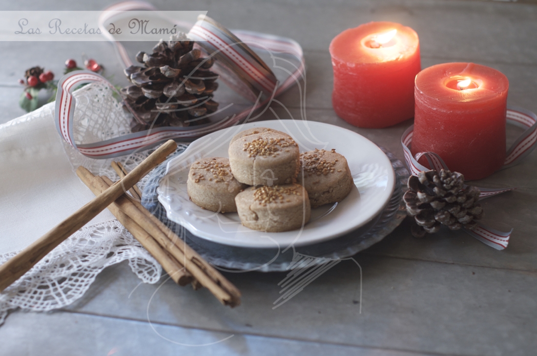 Mantecados de canela y ajonjolí. Video receta
