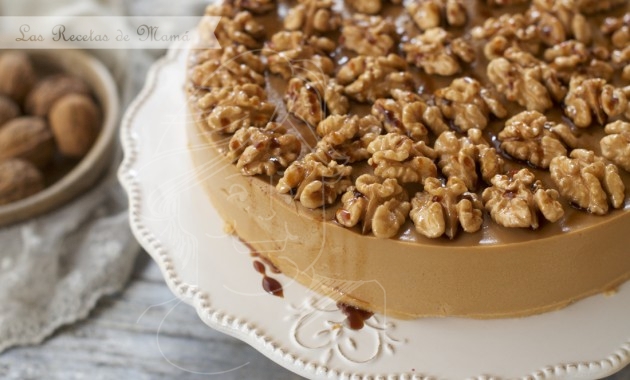 Tarta de nueces y caramelo. Video receta