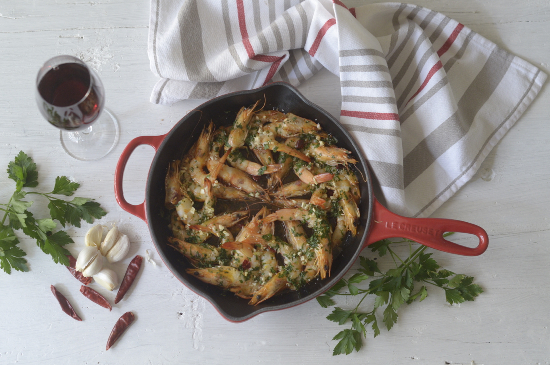 Langostinos al horno