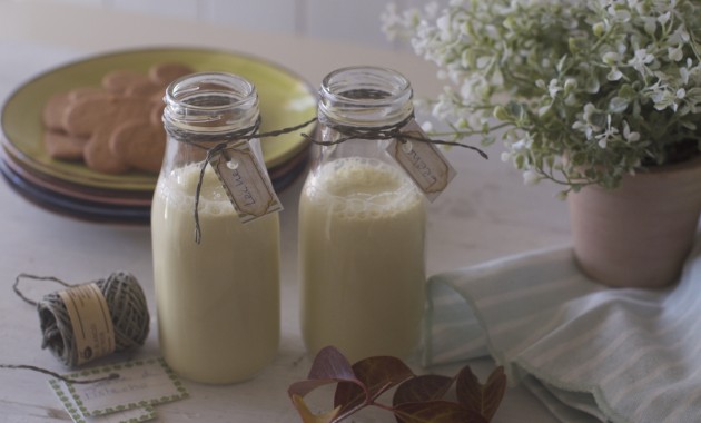 Leche de pistacho americano