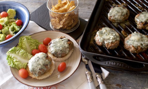 Hamburguesas al Roquefort. Video receta