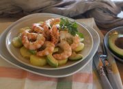 Ensalada marinera de langostinos. Video receta