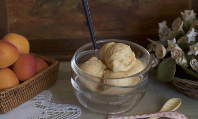 Helado de yogur y albaricoque. Video receta