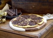 Pizza dulce de chocolate. Video receta