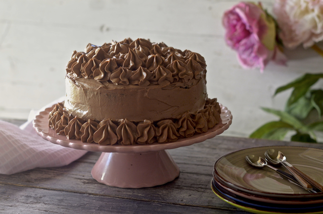 Tarta de chocolate y moka. Video receta