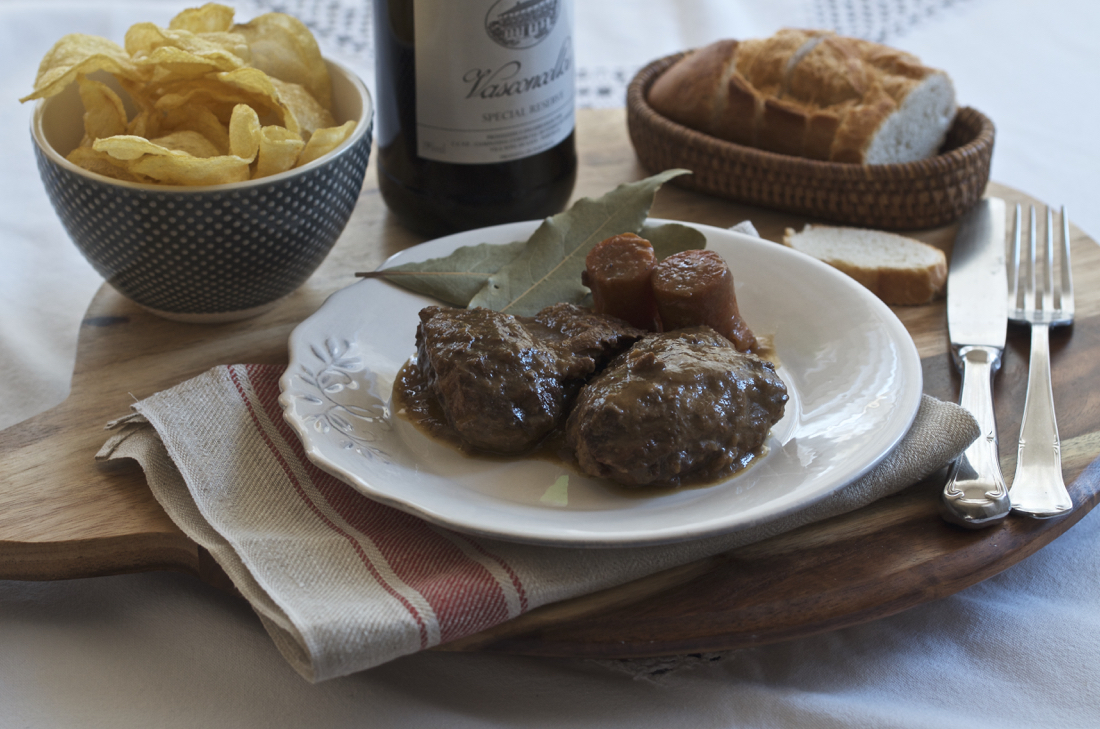 Carrillada de ibérico en «dorao»