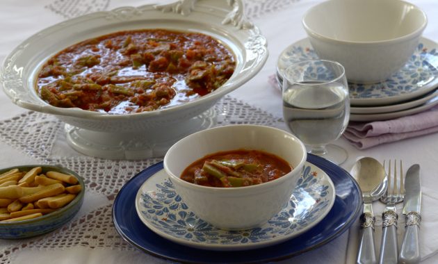 Judías verdes con tomate en olla rápida WMF. Video receta