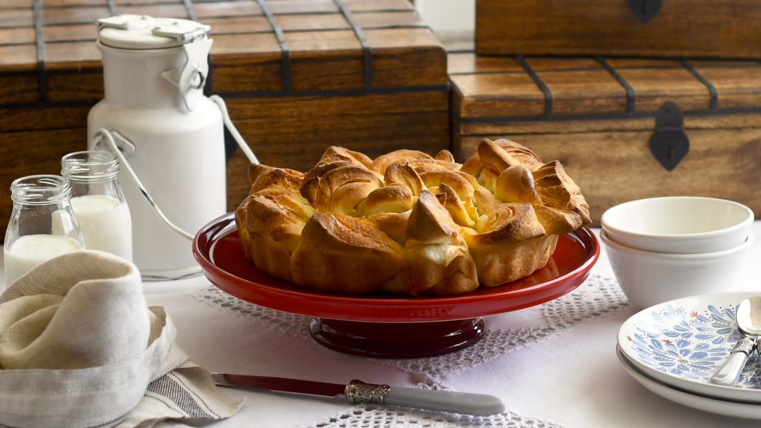 Flor de brioche. Video receta
