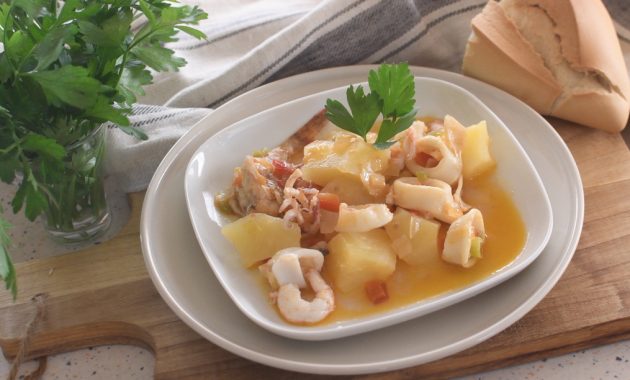 Guiso marinero. Video receta
