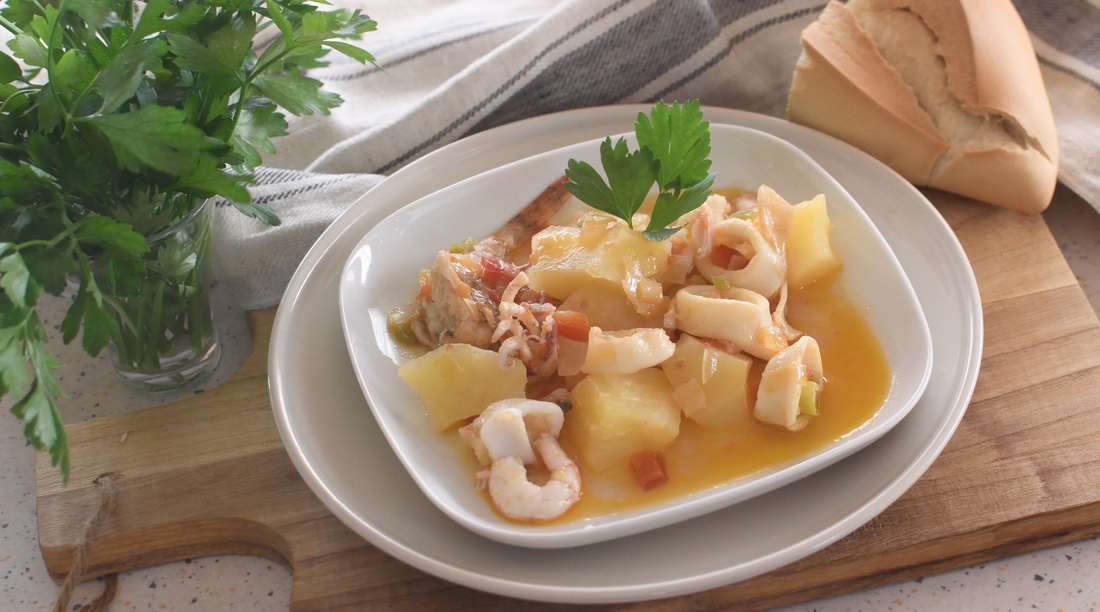 Guiso marinero. Video receta