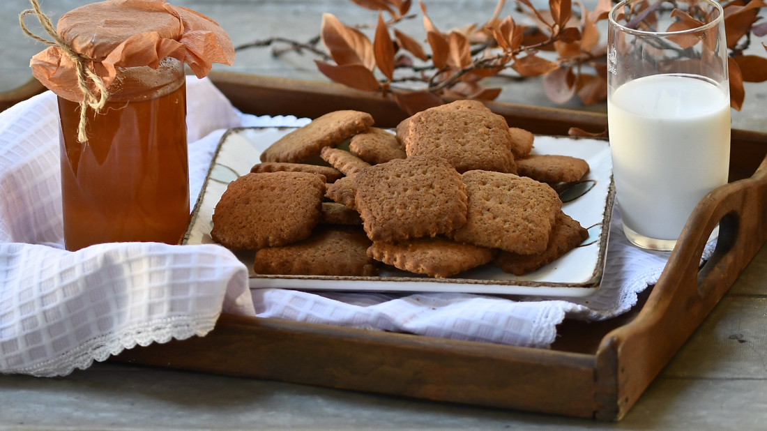 Galletas de coco y miel. Video receta