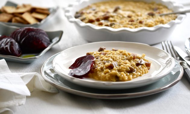 Risotto de remolacha