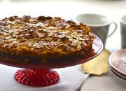 Toscakaka (Caramel Almond Cake). Video receta
