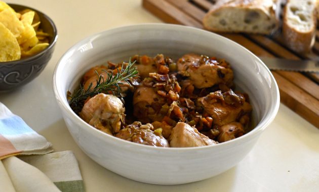 Pollo a fuego lento. Video receta