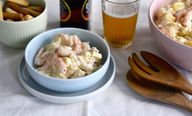 Ensaladilla de gambas. Video receta