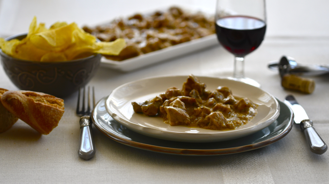 Lomo a la cerveza con Gorgonzola. Video receta