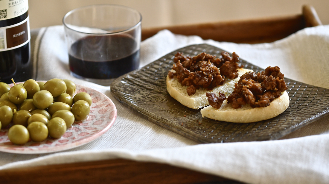 Masita de chorizo. Video receta