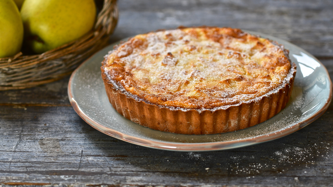 Tarta normanda de manzana. Video receta
