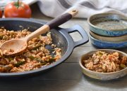 Arroz seco de verdura. Video receta.