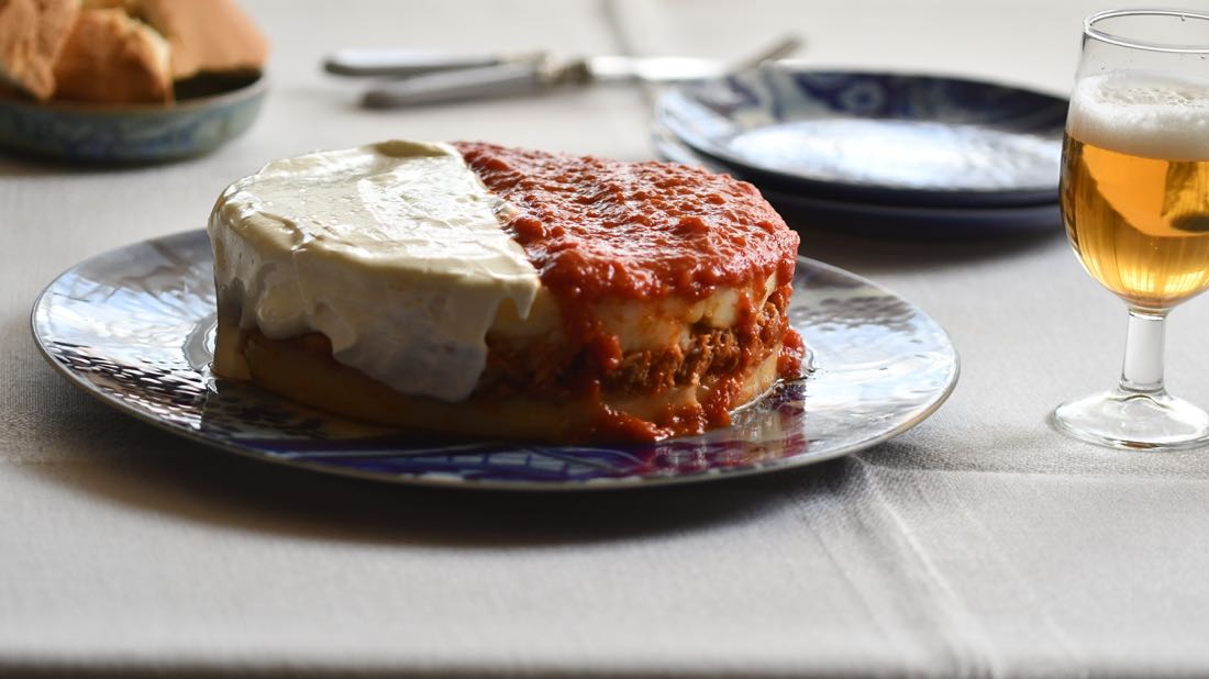 Pastel frío de atún y patata. Video receta.
