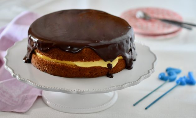 Boston Cream Pie. Video receta