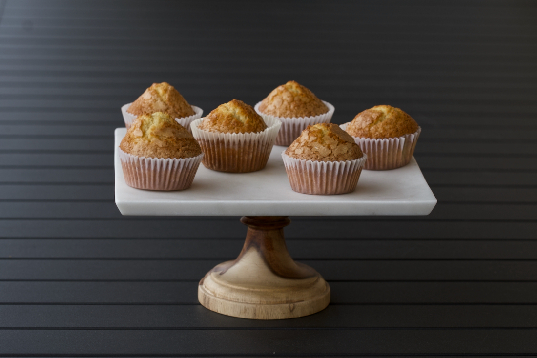 Magdalenas de nata y limón. Video receta
